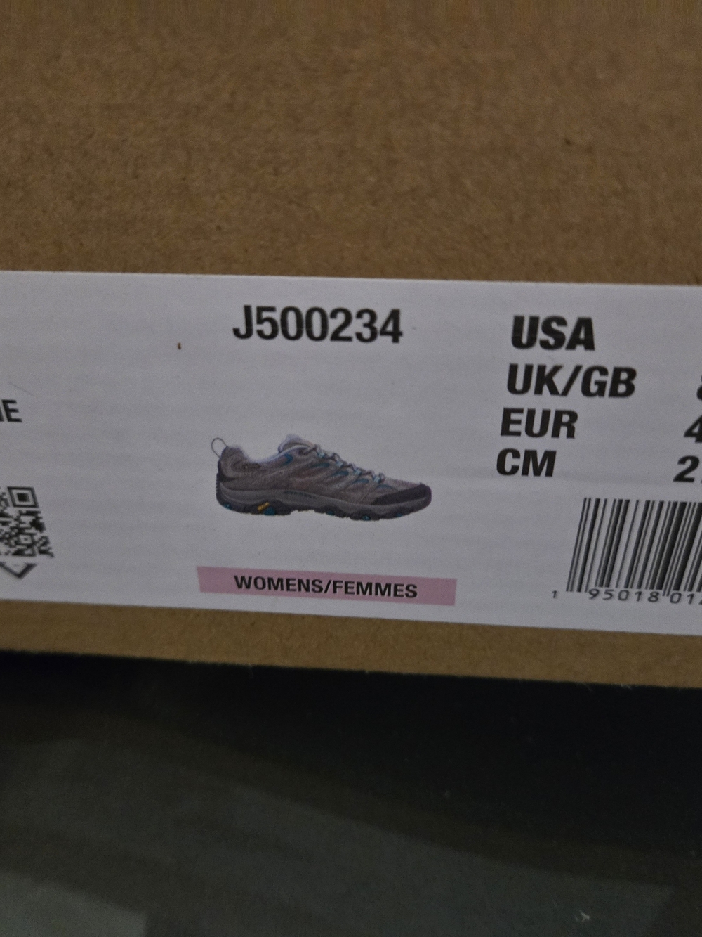 Brand New Women's Merrell Moab 3 GTX Hiking Shoes Size 10.5!!!!!!!! - Picture 5 of 5